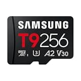 Samsung microSDXC T9 256GB, Read/Write Speeds Up to 200/130 MB/s, Made for Avid Gamers & Professional Creators (MB-MH256T/AM)