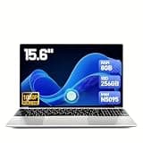 2026 Latest 15.6'' Laptop Compatible with Windows 11, Quad-Core Processor N95(Beat i7-7600U), 8GB RAM 256GB SSD, 1080p FHD Display, Backlit Keyboard, 8000mAh Battery, Mini-HDMI, WiFi5, TF Card Slot1