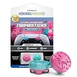 KontrolFreek Performance Thumbsticks - Heist Edition - For Playstation 5 (PS5) and Playstation 4 (PS4) Controller - Blue/Pink