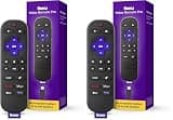 Roku Voice Remote Pro (2nd Ed.) | Rechargeable TV Remote Control with Hands-free Voice Controls, Backlit Buttons, & Lost Remote Finder - Replacement Remote Compatible with All Roku TV, Players & Audio