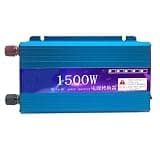 VTCMKAZYT 1500W Car Inverter with 1 AC Socket DC 12V/24V/48V/60V to 220V Modified Sine Wave Power Converter(12V-220V)