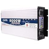 QWEYHNGMO Power Inverter Pure Sine Wave 6000W/8000W DC 12V/24V/48V/60V to AC 110V/220V for Car Converter with LCD