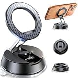 NeverFall Car Phone Holder for MagSafe [78+LBS Max Grip | 2400gf Magnetic]