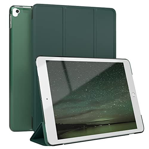 EAZY CASE - Smartcase Tablet Case Compatible with iPad 10.2 (2019/2020/2021) - Protective Case, Flip Case, Protection Against Dirt, Slim Fit Case in Night Green