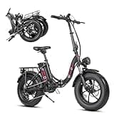 Windone S16 Electric Bike for Adults, Max 22MPH Speed & 50 Miles Range (PAS), 750W Peak Motor Ebike with 48V/13Ah Removable Battery, 16" x 4.0 Fat Tire and Shock Absorber,UL Certified