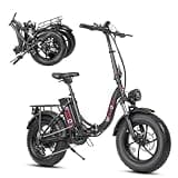 Windone S16 Electric Bike for Adults, Max 22MPH Speed & 50 Miles Range (PAS), 750W Peak Motor Ebike with 48V/13Ah Removable Battery, 16" x 4.0 Fat Tire and Shock Absorber,UL Certified