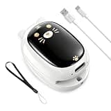 Fingertip Pulse Oximeter Rechargeable, Blood Oxygen Monitor SpO2, Pulse Rate, Respiration Rate (RR) & PI, OLED Display with 6 Modes, 4-Way Rotating Screen, Portable Pulse Ox for Adults (Purple)