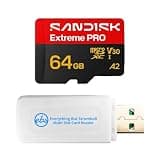 SanDisk Micro 64GB Extreme Pro U3 V30 SDXC Memory Card SDSQXCU-064G-GS6MA