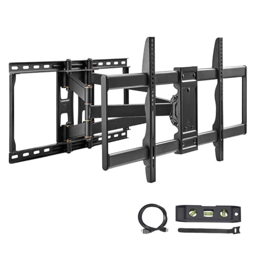 Compatible for SucceBuy，Full Motion TV Mount Fit for 26-90in TVs Swivel Tilt Horizontal Adjustment TV Wall Mount Bracket W/Articulating Arms(600x400mm 22.8in)