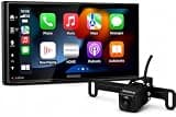 KENWOOD DMX809S eXcelon 6.95-Inch Capacitive Touch Screen, Car Stereo | Plus KENWOOD CMOS-230LP1 Universal Backup Camera