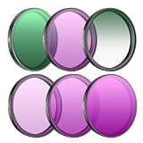 Gavery Pack of 6 Professional Camera Lens Sieves Constructed from German Visual Glass Highlighting Multiple Coating for Strengt
