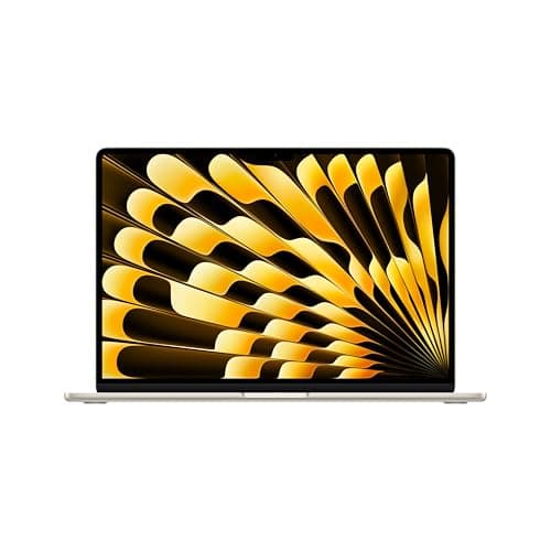 Apple 2026 MacBook Air 15-inch Laptop with M5 chip: Built for AI, 15.3-inch Liquid Retina Display, 24GB Unified Memory, 1TB SSD, 12MP Center Stage Camera, Touch ID, Wi-Fi 7; Starlight