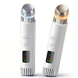 Cold & Warm Depuffing Wand for Face and Eyes, 2-in-1 Cooling Facial Wand for Puffy Eyes, Gentle Heat Skincare Tool for Serums, Portable Under Eye Massager for Daily Beauty Routine
