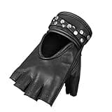 Milwaukee Leather Women’s Fingerless Leather Motorcycle Gloves