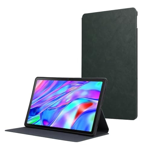WEUFBG Stand Case for Lenovo Tab M10 Plus 3rd Gen Case 10.6 Inch 2022(TB125FU/TB128FU/TB128XU), Slim Leather Business Folio Stand Protective Tablet Cover, Multi-Angle Viewing(Green)