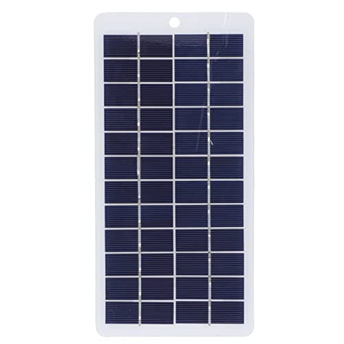 Polycrystalline Silicone Solar Panel 5W 12V, Portable Solar Panel Charger with High Light Transmittance, Polysilicon Solar Panel Module for Street Lighting and Outdoor