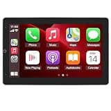 10in Rotatable Touchscreen Car Stereo with Wireless Carplay & Android Auto, Double Din Car Radio for Honda CRZ 2011-2012 with WiFi GPS Bluetooth FM SWC + Backup Camera