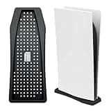 Chenkxin Vertical Stand for PS5 Digital Edition Console Holder Stand Bracket Mount Base with Built-in Cooling Vents and Non-Slip Feet, Not for PS5 Slim/Pro (Black)
