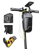 SYNAGY Scooter Storage Bag with USB Charging Port, Electric Scooter Handlebar Bags for Escooter, Electric Bike, Ebike, 4L (Standard-long Straps)
