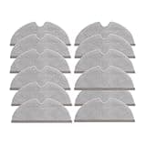 FBUGZENQN Compatible for Xiaomi，Q5 Pro/Q5 Pro+/Q8 Max/Q8 Max+，Mopping Cloths Replacement Parts，Vacuum Cleaner Accessorie Washable Mop(12PCS)