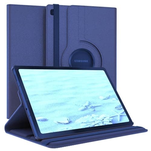 Vultic Rotating Case for Samsung Galaxy Tab S11 Ultra 2025 (14.6-inch) [SM-X930/X936B], 360 Degree Stand [Auto Sleep/Wake] Folio PU Leather Smart Tablet Cover (Navy Blue)