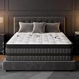 PUBPLON Queen Mattress 14 Inch Hybrid Mattress Euro Top Medium Firm for Back & Lumbar Support [New Version], 365 Night Trial, Individual Pocket Spring for Motion Isolation & Pressure Relief