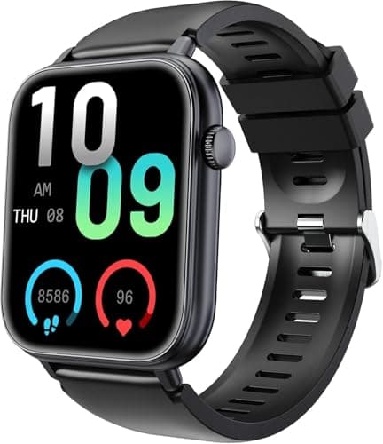 ApaxFolleawall Smartwatch 1.83" HD Touchscreen, 100+ Sports Modes, Heart Rate, and Sleep Tracking, IP68 Waterproof, Fitness Watch for Men and Women