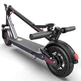 Roinside Adults Electric Scooter with Quadruple Shock Absorption, 350W Motor Up to 22MPH and 24 Miles Long-Range Portable Foldable Commuting Scooter for Adults with Double Braking System and App