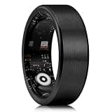 Smart Ring with Sleep Monitoring, Step Counting, Heart Rate for iPhone and Android, No Subscription Fee, IP68 Waterproof Health Tracker Size 8
