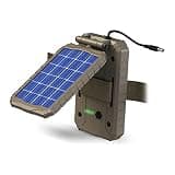 Stealth CAM Durable Sol-Pak Solar Battery Pack, 12V Solar Power Panel, Rechargeable Battery & 10ft Insulated Cable, Compatible with All Wireless/Cellular Trail Cameras - 3000 mAh
