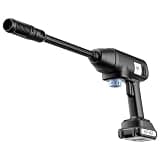 Muzisst Cordless Car Cleaning Tool, Portable Battery Powered Cleaner with Adjustable Spray, Lightweight Design, Use with Bucket or Tap for Car, Patio & Garden
