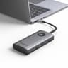 ORICO USB C Docking Station, 6-in-1 Laptop Docking Station with HDMI 4K@30Hz, 100W PD, USB-A&C 3.0, USB C Dock Compatible with MackBook/Dell XPS/HP/Surface