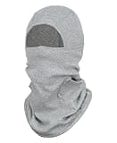 BOCOMAL FR Face Mask Flame Resistant Balaclava 4oz EX Lightweight Arc Rated Helmet Liner Covering Hood for Welding-CAT1 Heather Grey
