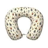 Hekroxu Camping (5) Print Travel Pillow Pure Memory Foam Neck Pillow Airplane for Traveling,Car, Train,Napping,Traveling,Washable Cover