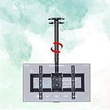 Monitor Arms Adjustable Ceiling Tv Mount, Tilt and Telescopic Ceiling Tv Mount, Ceiling Suspended Telescopic Milk Tea Shop Wall Mount Bracket