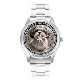 NTVOWPZO Three-Hand Analog Stainless Steel Watches for Men Easy Reader
