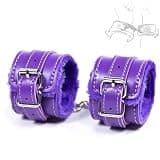 Pure Purple Sex Hand Cuffs Bracelets for Women Men Adult,Sex Handcuffs for Grownups,Sex Padded Leather Fuzzy Handcuffs,Fuzzy Handcuffs Sweater F7-X8
