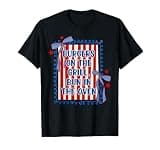 Daisy Striped Burgers On The Grill Bun in The Oven Pregnant T-Shirt