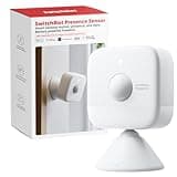 SwitchBot Smart mmWave Radar Motion Sensor, Bluetooth Presence Sensor with Dynamic Detection & Zone Positioning, Compatible with Alexa, HomeKit & Apple Home via SwitchBot Hub (Presence Sensor)