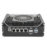 Micro Firewall Appliance /Desktop Computer N150 ,Mini PC with 4 i226-V 2.5Gbe LAN Ports ,DDR4 1*M.2 Support AES-NI Barebone Router PC VPN/HDMI+DP+Type-C/2 SATA3.0/WiFi/5G/SIM card slot,NO RAM NO SSD