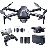 GPS Drone with Camera 4K UHD for Adults, 90 Min Long Flight Time,Long Control Range, Auto Return, Follow Me, Brushless Motor, CHUBORY X10 PRO 5G FPV RC Quadcopter for Beginners