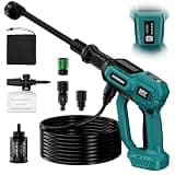 ZIXDENEX Cordless Portable Washer for Makita 18V Battery, 1000 PSI Portable Handheld Washer with Brushless Motor, 6-in-1 Nozzle, 3 Level Adjustable for Car Yard Fence Wall Clean (Battery Not Included)