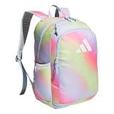 adidas Kids Affiliate Backpack – School Bag for Girls and Boys, 27L, Spray Gradient Pulse Lime/Crystal Sky Blue, OSFA