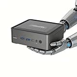 MINIHYPER Mini PC AMD Ryzen 7 5825U 8-Core up to 4.5GHz, 8GB DDR4 RAM, 512GB SSD,2-Year Warranty, Triple 4K Display, Desktop Mini Computer for Home Office Business
