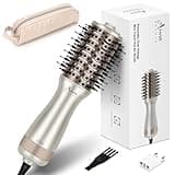 Aima Beauty Auto Dual Voltage Hair Brush, Champagne Silver
