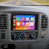 6.83in Car Radio for Ford F-150 19971998 1999 2000 2001 2002 2003 2004 with Wireless Android Auto/CarPlay, Car Stereo Touch Screen Bluetooth WiFi FM GPS Head Unit AHD Backup Camera/Mic/USB/2+64G