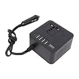 Omquot 150W Car Power Inverter Charger with Multiple Ports for Various Electronic Devices, Ideal for Outdoor Activities, ABS Material, 1 Piece