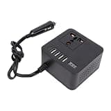 Omquot 150W Car Power Inverter Charger with Multiple Ports for Various Electronic Devices, Ideal for Outdoor Activities, ABS Material, 1 Piece
