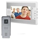 ONMYJFD Video Intercom System Wired Doorbell Camera Kits Support Unlock for Home Office Apartment