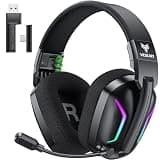 WESEARY Wireless Gaming Headset for PS5, PS4, PC, Switch & Mac, 20ms Ultra-Low Latency, 2.4GHz USB & Bluetooth 5.4 Gaming Headphones with Mic, 50H Battery Life, 3D Audio for Sega Dreamcast Accessories